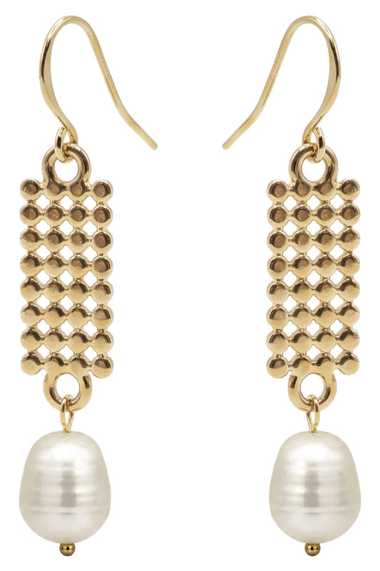 Dusk Earring - Gold / Pearl