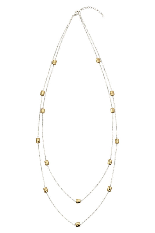 Dusk Necklace - Gold /silver Strand