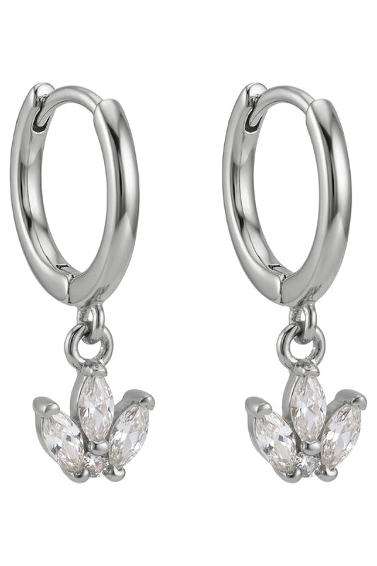 Heritage Earring - Leaf Silver