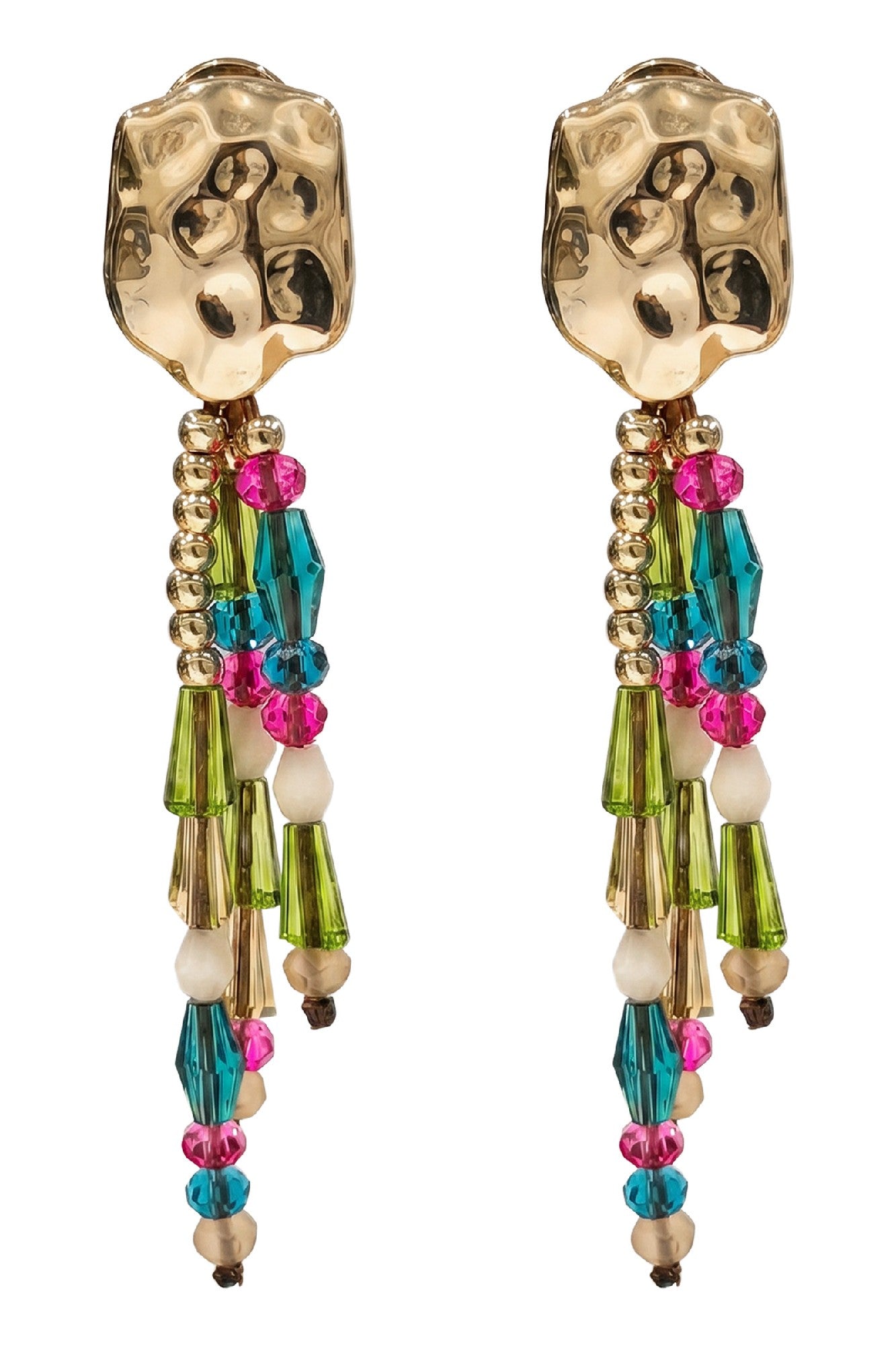 Mia Earring - Pink / Teal