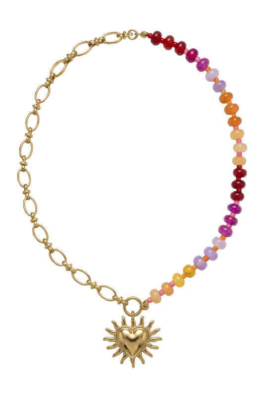 Sicily Necklace - Pink
