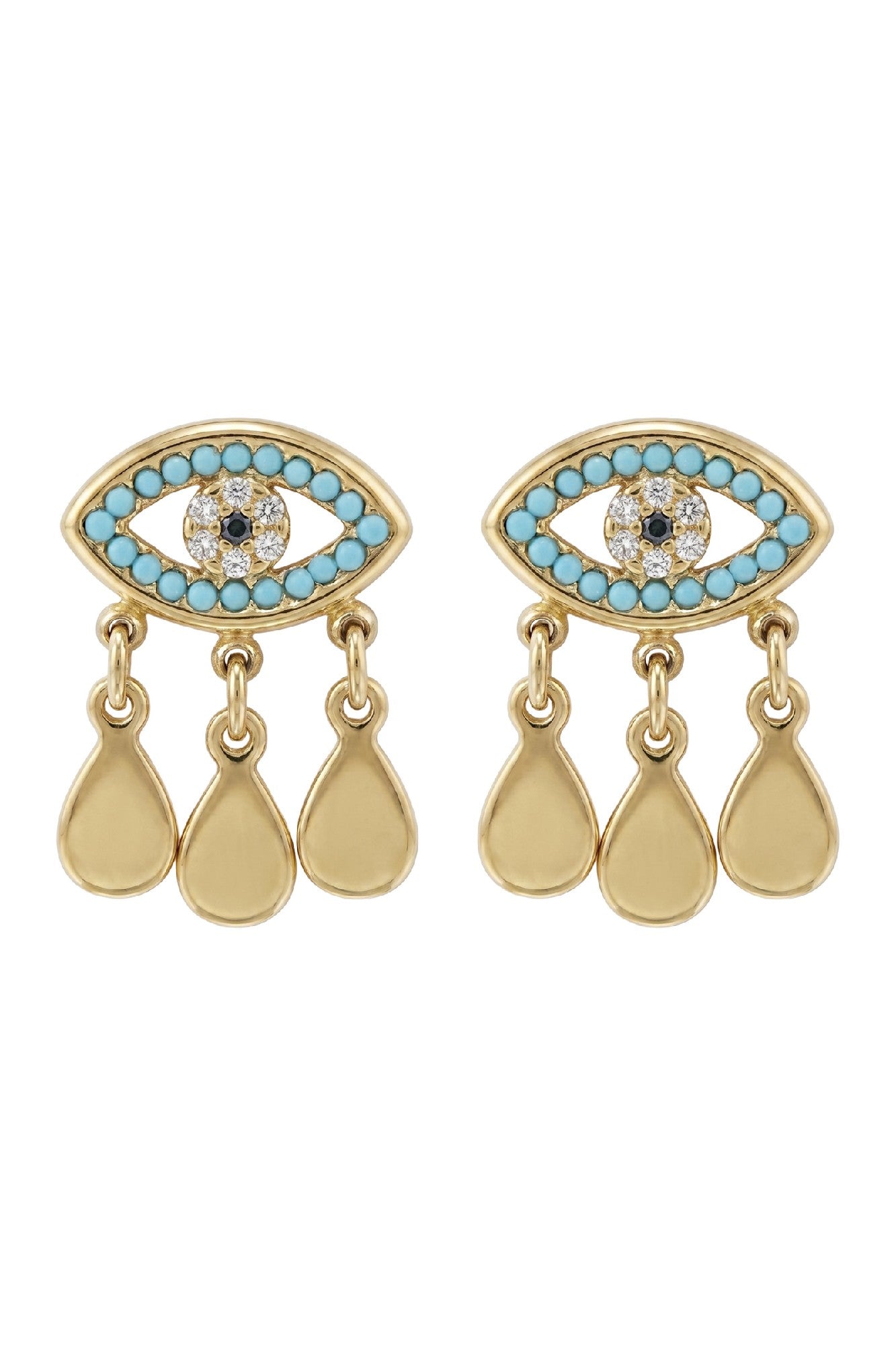 Mati Crystal Earring - Teardrop