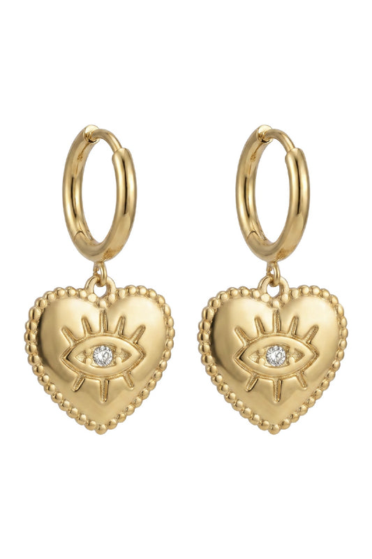 Mati Mix Earring - Heart