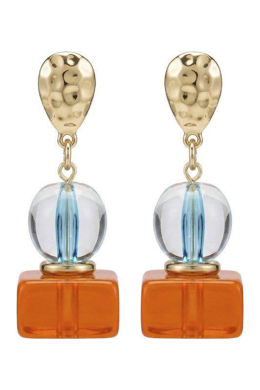 Crete Blue Earring - Bead