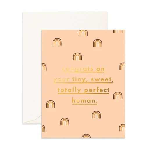 Congrats On Your Tiny Sweet Human Greeting Card