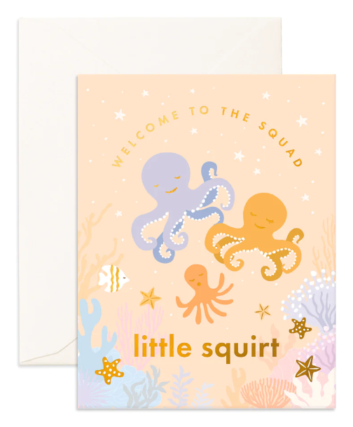 Welcome Little Squirt Card