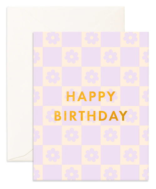 Birthday Lilac Daisy Card