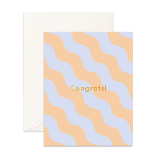 Congrats Ripple Greeting Card