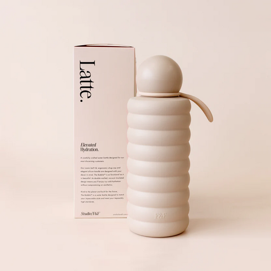 The Bubble Reusable Water Bottle 700ml Latte