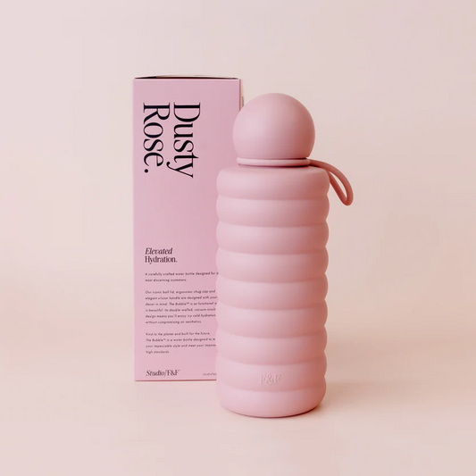 The Bubble Reusable Water Bottle 700ml Dusty Rose