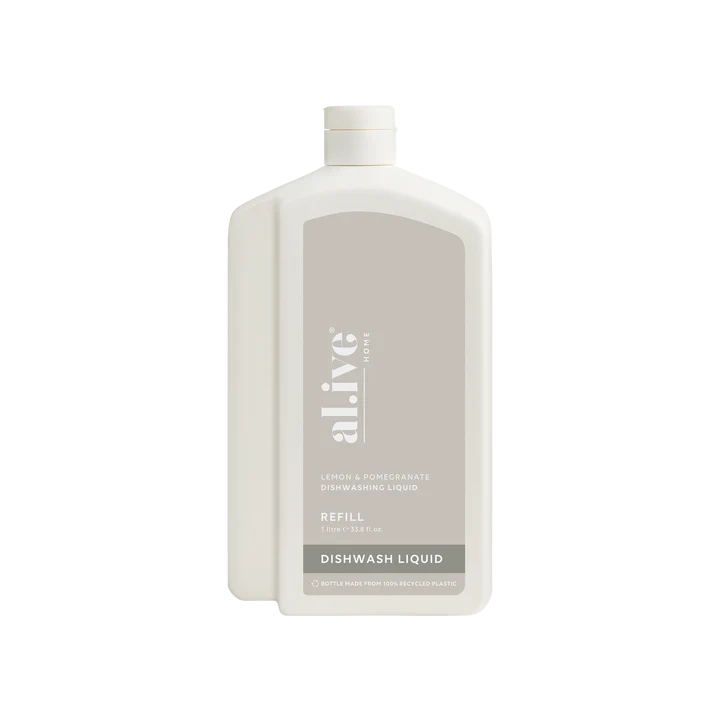 1l Dish Wash Refill- Lemon & Pomegranate