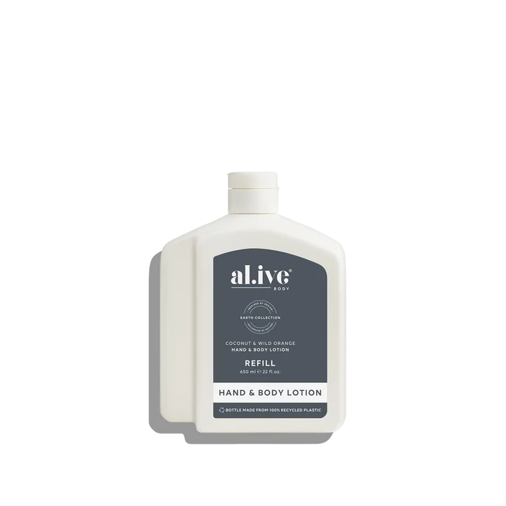 650ml Lotion Refill- Coconut & Wild Orange