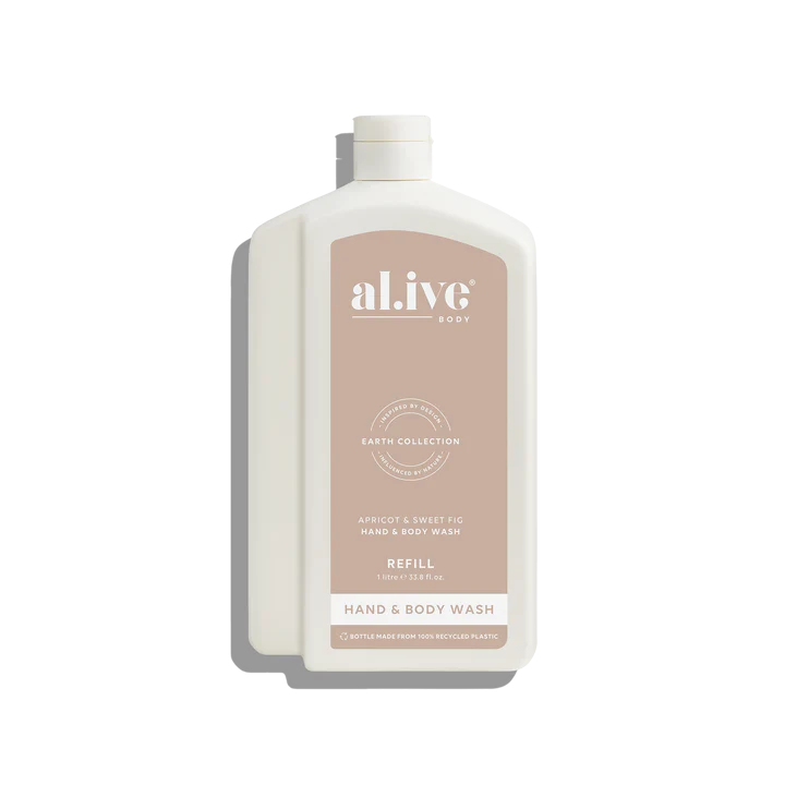 1l Wash Refill Apricot And Sweet Fig