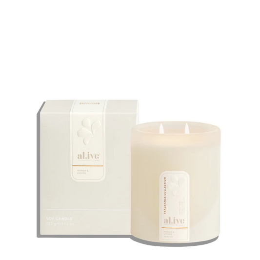 Soy Candle - Mango & Lychee