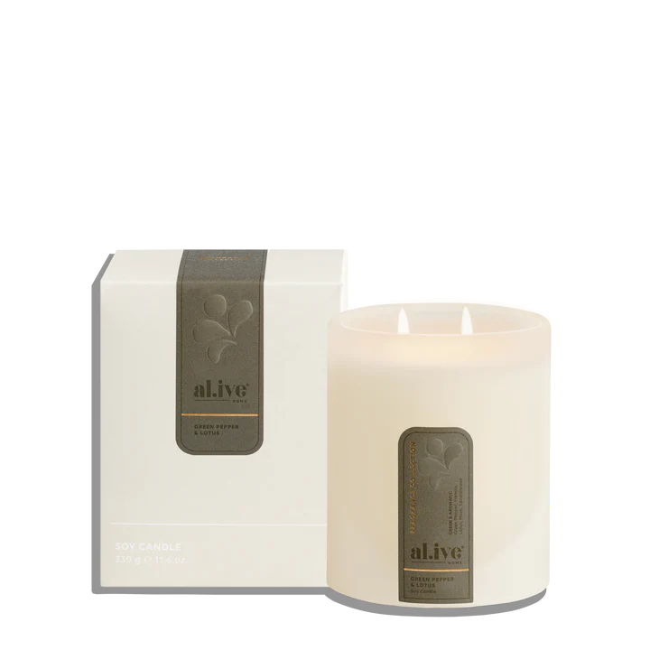 Soy Candle - Green Pepper & Lotus