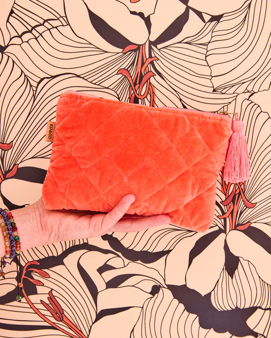 Poppy Queen Velvet Cosmetic Purse