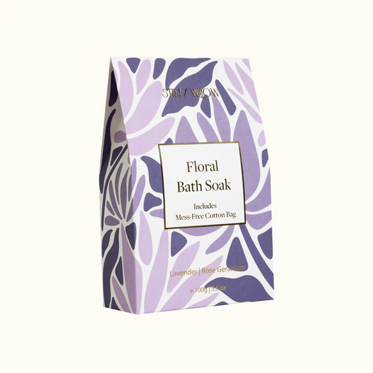 Floral Bath Soak Lavender Rose Geranium