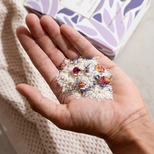 Floral Bath Soak Lavender Rose Geranium