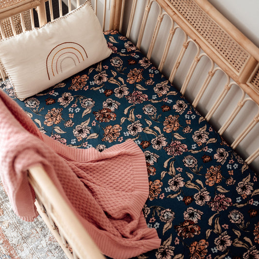 Fitted Cot Sheet Belle