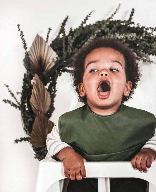 Snuggle Bib Waterproof Olive