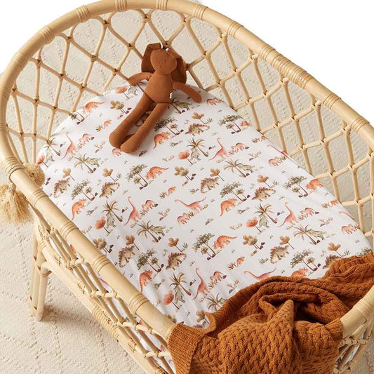 Bassinet Sheet Dino