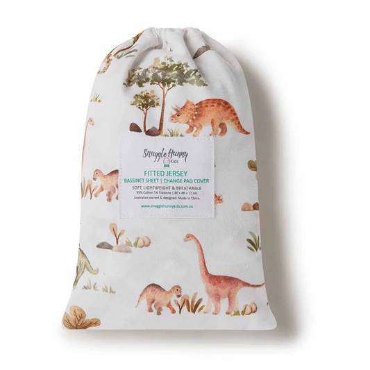 Bassinet Sheet Dino