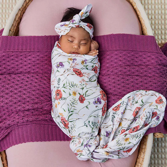 Baby Jersey Wrap Meadow