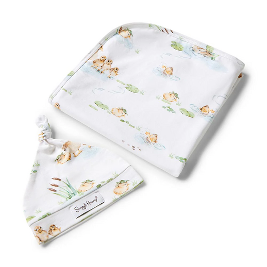 Baby Jersey Wrap Duck Pond