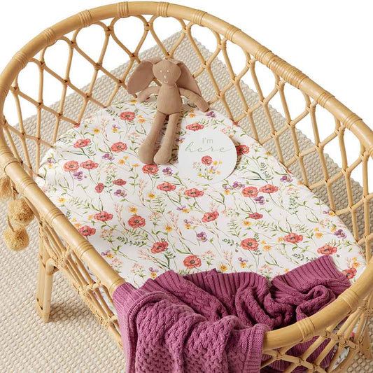Bassinet Sheet Meadow