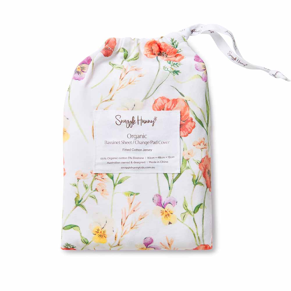 Bassinet Sheet Meadow
