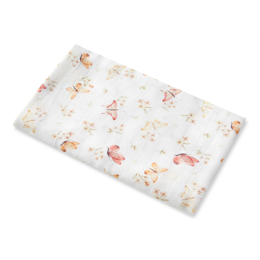 Organic Muslin Wrap Butterfly