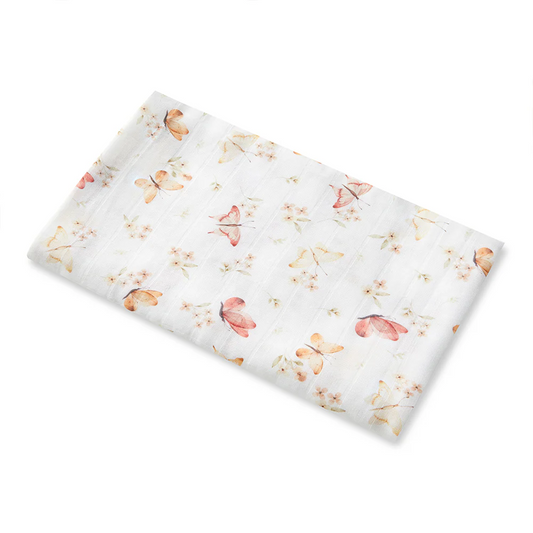 Organic Muslin Wrap Butterfly