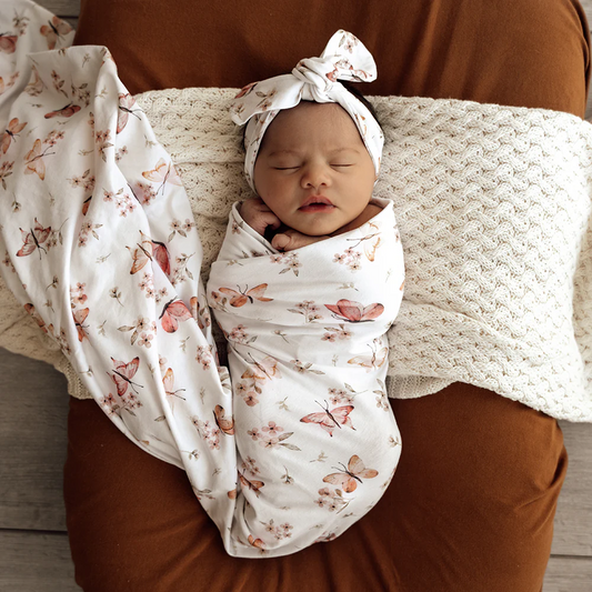 Baby Jersey Wrap Butterfly