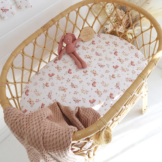 Bassinet Sheet Butterfly