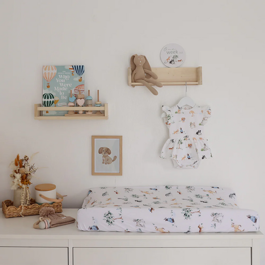 Fitted Bassinet Sheet Dog Park