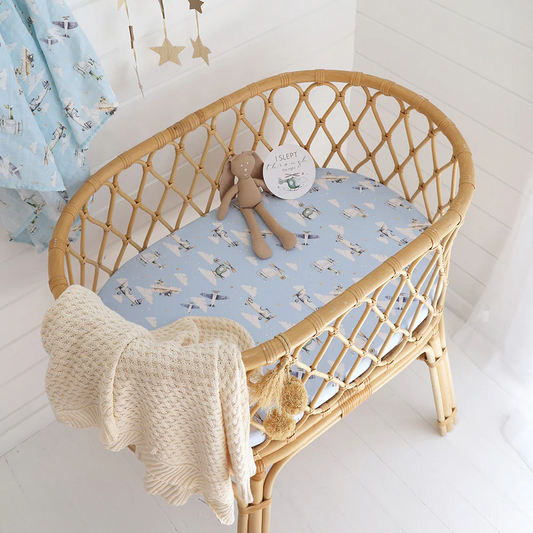 Bassinet Sheet Taking Flight