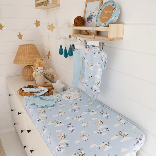 Bassinet Sheet Taking Flight