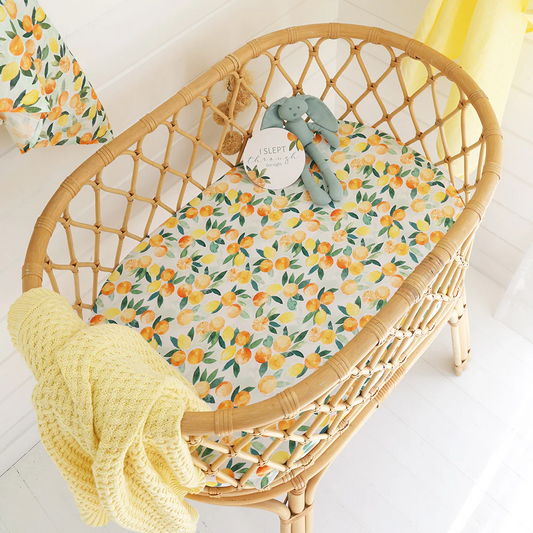 Bassinet Sheet Citrus Squeeze