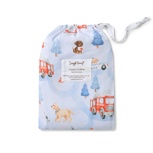 To The Rescue Organic Fitted Cot Sheet