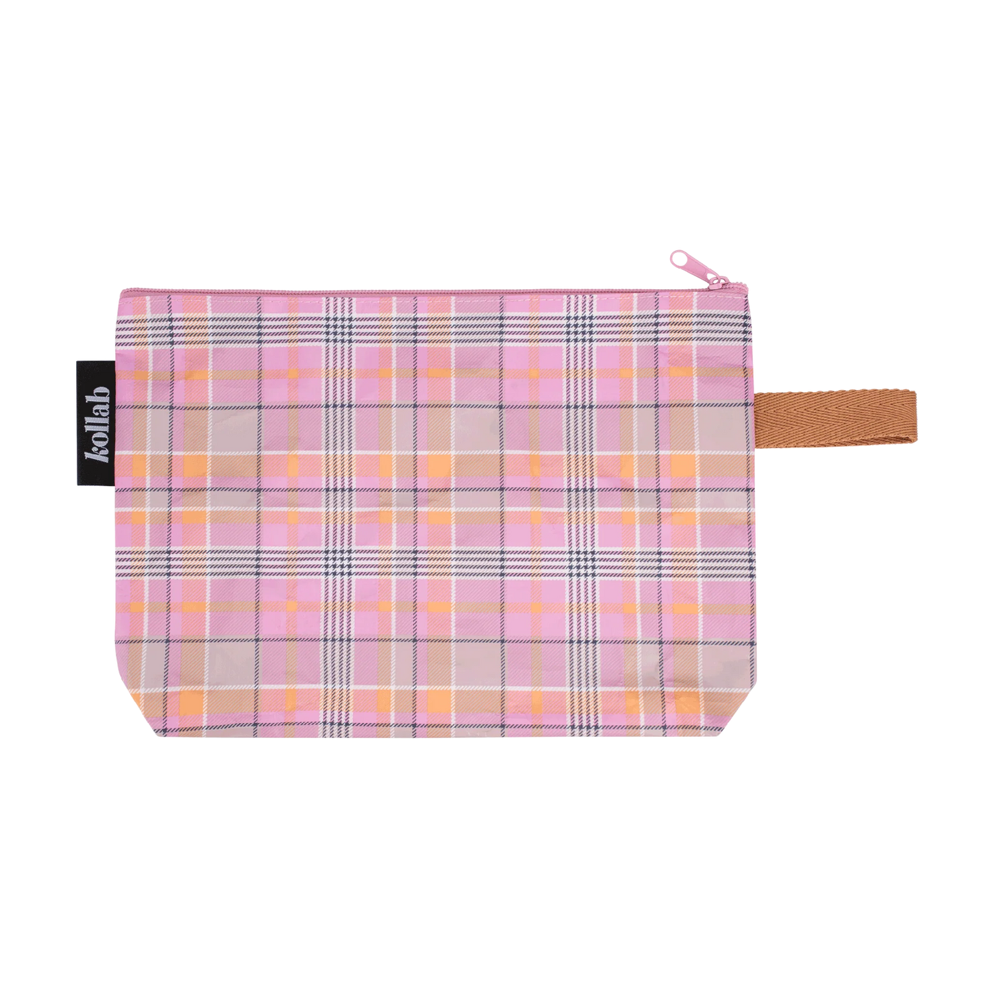 Clutch Pink Blanket Check