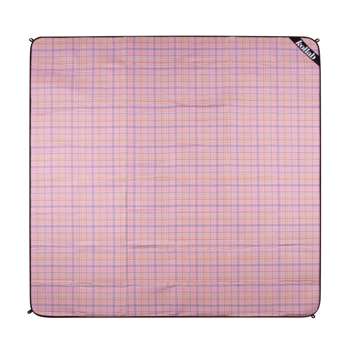 Picnic Mat Pink Blanket Check