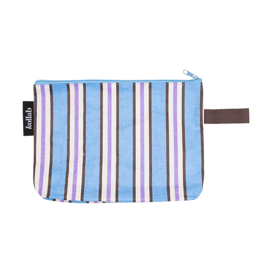 Clutch Choc Blue Stripe