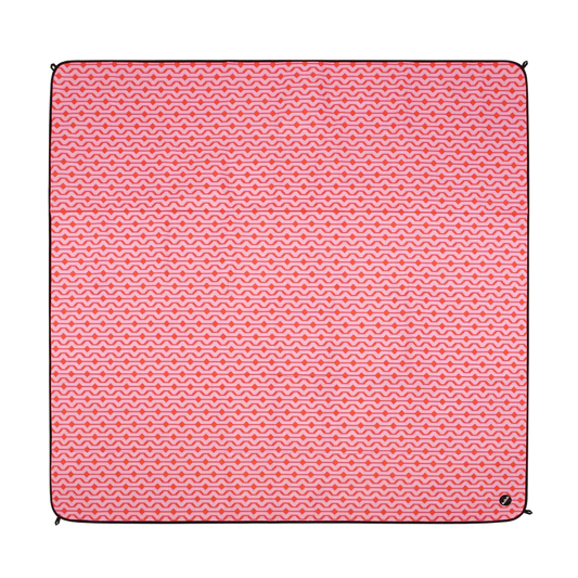 Picnic Mat Cherry Zig Zag