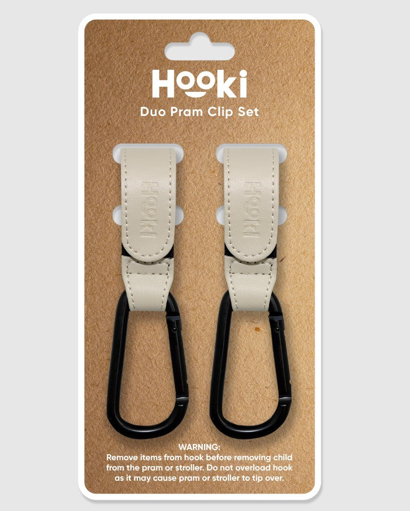 Duo Pram Hook Set Ivory
