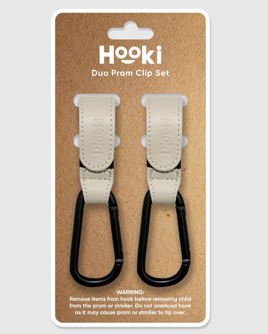 Duo Pram Hook Set Ivory