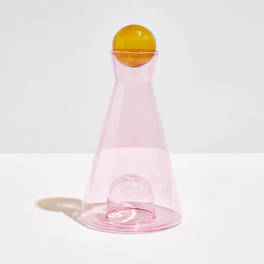Vice Versa Carafe Pink And Amber