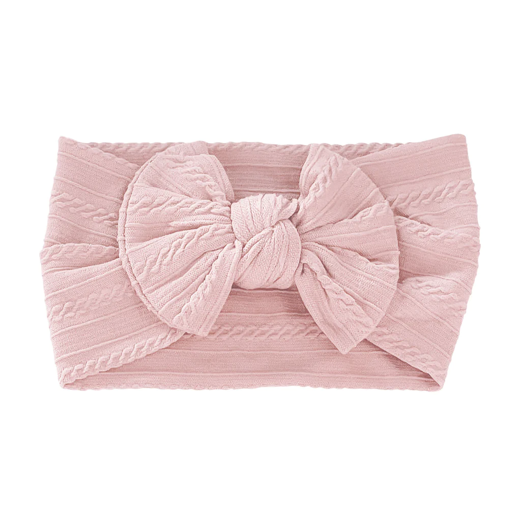 Willow Knotted Headband Powder Pink