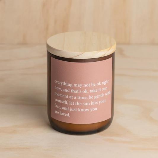 Heartfelt Quote Candle Everything May Not Be Okay