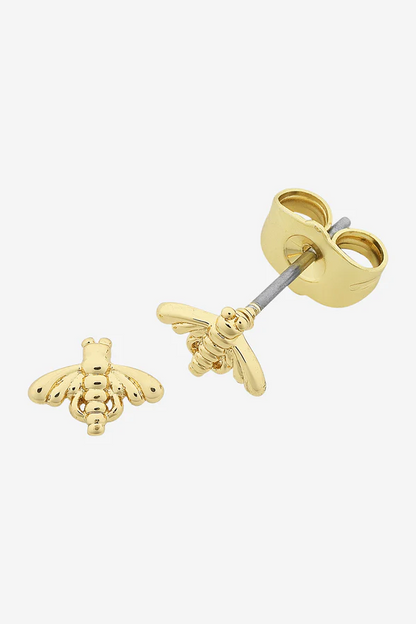 Petite Bee Gold Earring