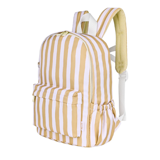 Mini Toddler Backpack Mustard Stripe